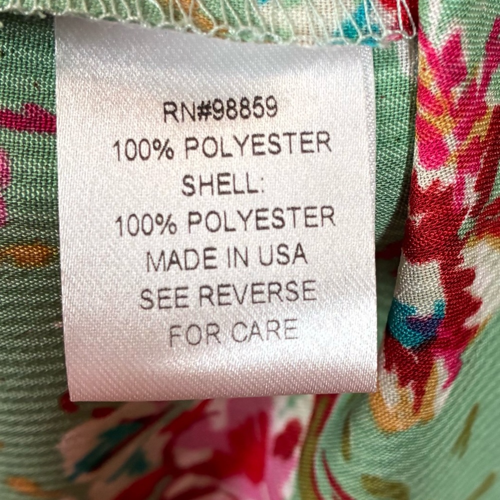 W118 by Walter Baker Mint Green Floral Fit & Flare Sleeveless Dress Size XS - Picture 6 of 7